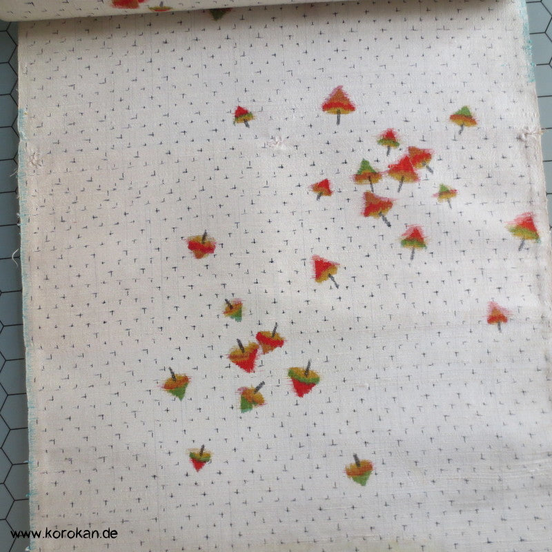 Papierschirme / Kreisel Kasuri Tanmono Tsumugi Seide