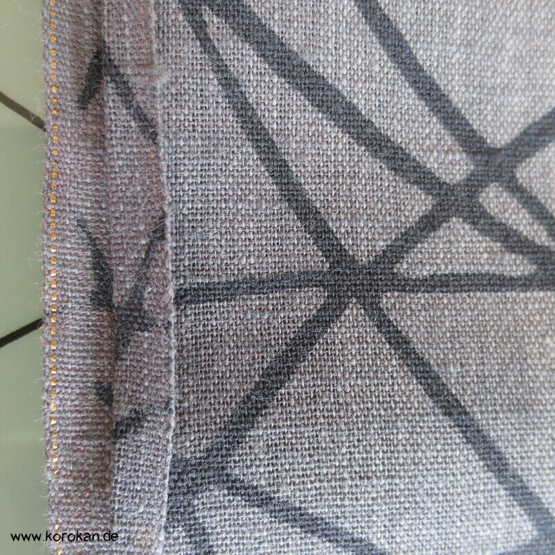 graue Gräser Yukata Kimono Stoff