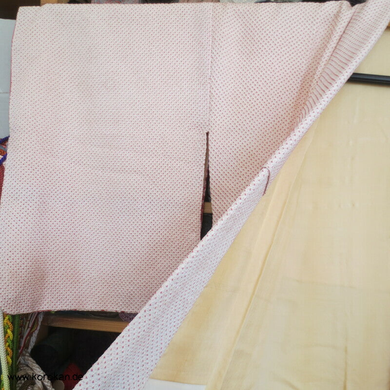 Full Shibori weinrote Chrysanthemen Homongi Kimono