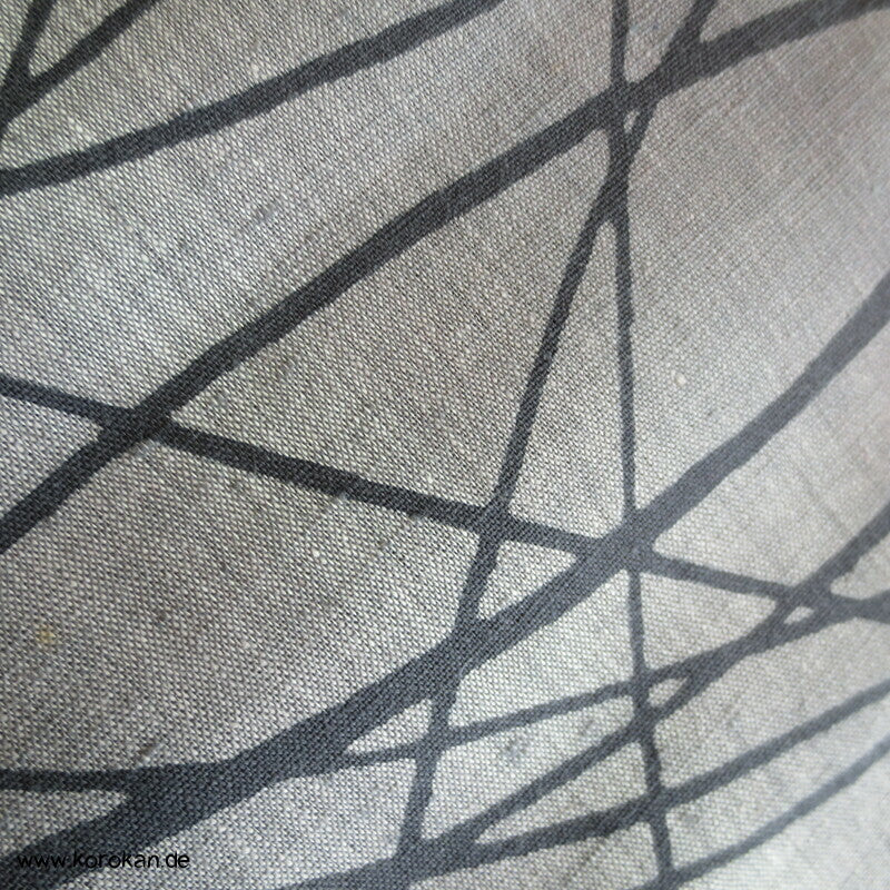 graue Gräser Yukata Kimono Stoff
