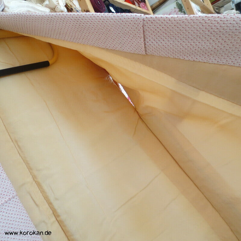 Full Shibori weinrote Chrysanthemen Homongi Kimono