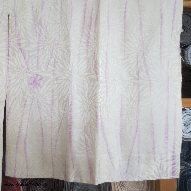 Itajime Shibori Seidendamast Juban Unterkimono