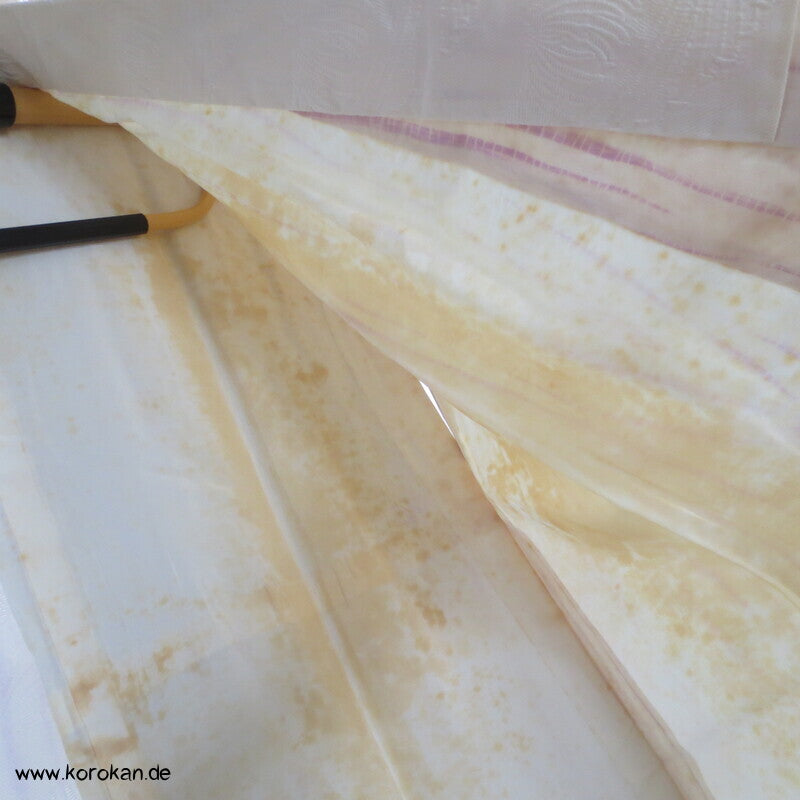 Itajime Shibori Seidendamast Juban Unterkimono