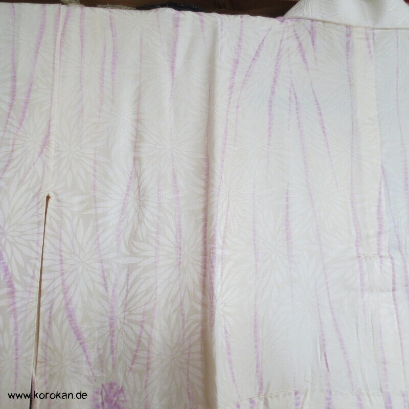 Itajime Shibori Seidendamast Juban Unterkimono