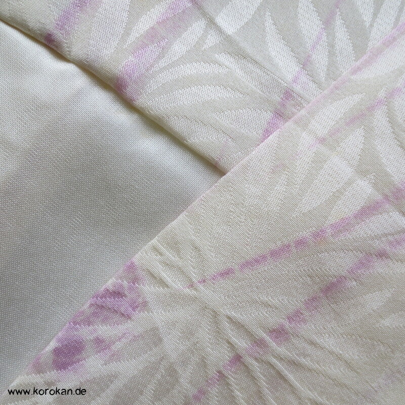 Itajime Shibori Seidendamast Juban Unterkimono