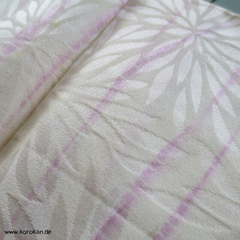 Itajime Shibori Seidendamast Juban Unterkimono