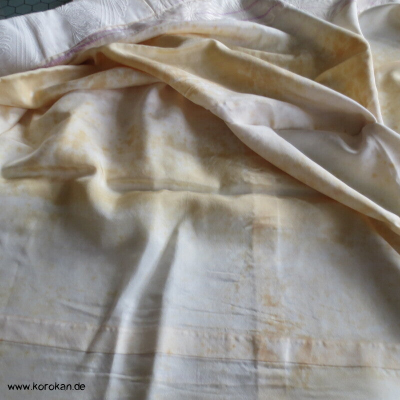 Itajime Shibori Seidendamast Juban Unterkimono