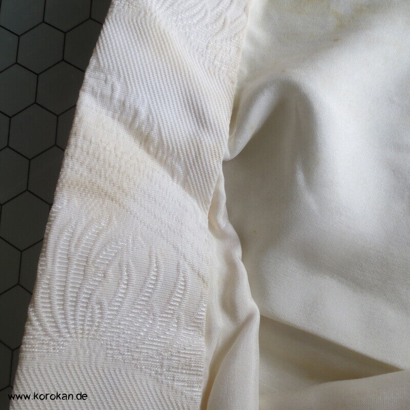 Itajime Shibori Seidendamast Juban Unterkimono