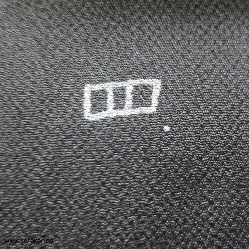 Panel Muster Stoff für Kimono - schwarz mit Lurex Druck