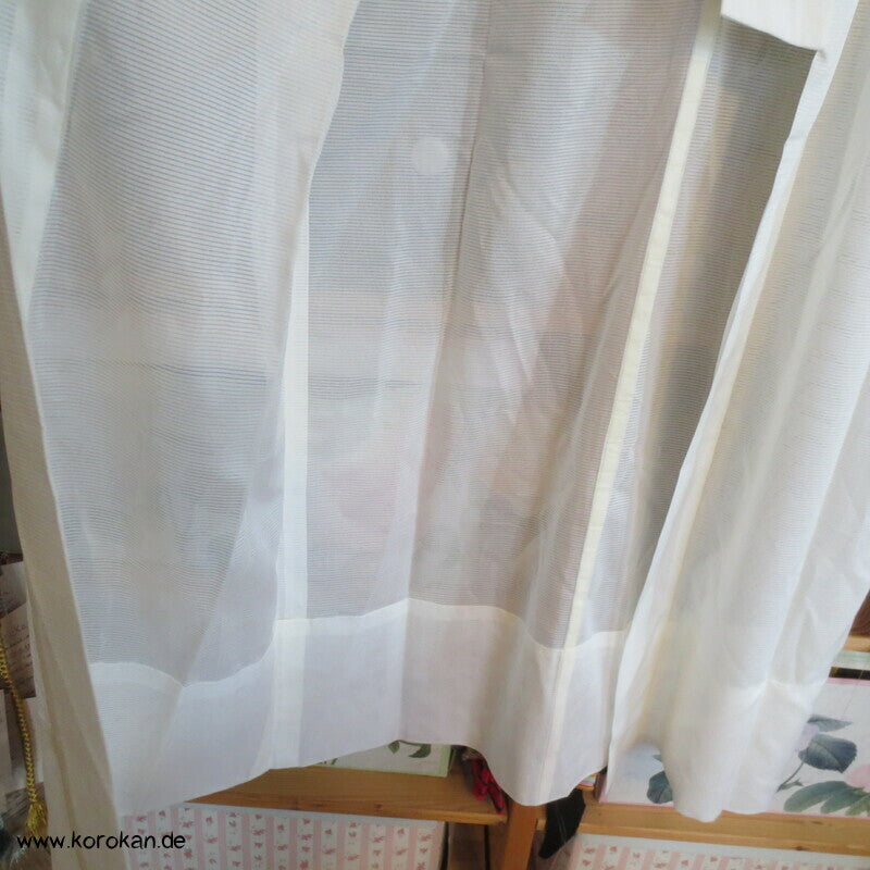 weiße Rho Seide Juban Unterkimono, leicht