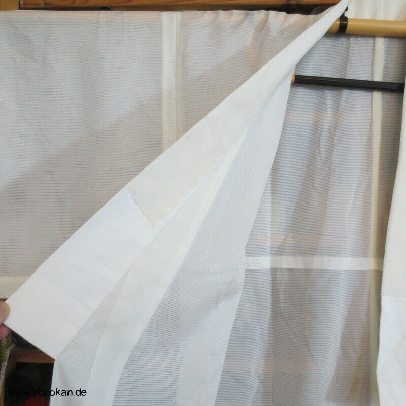 weiße Rho Seide Juban Unterkimono, leicht