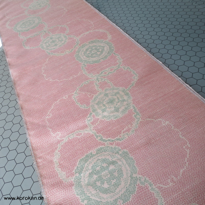 Schneeflockenrondelle Kasuri Kimono Tanmono Tsumugi Seide