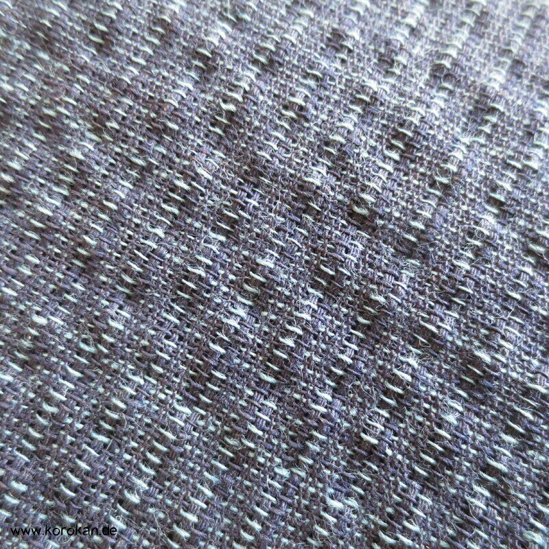 Awa Shijira originalgehefteter handgewebter dicker Kimono Baumwollstoff