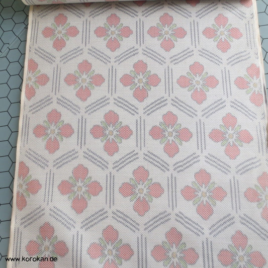 ""Kikko Blumen Kasuri Tanmono Tsumugi Seide, originalgeheftet