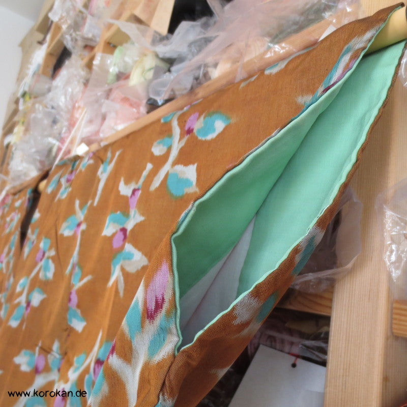 Antiker Blüten Meisen Kosode Ärmel Kimono