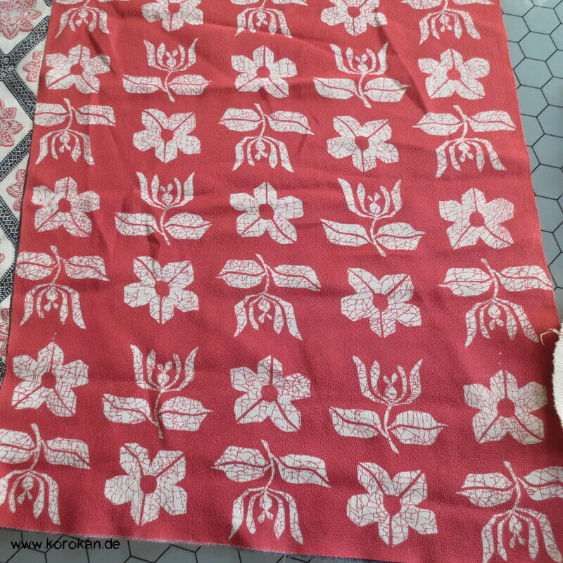 Panel Muster Stoff für Kimono - Blumen, Blätter, abstrakt