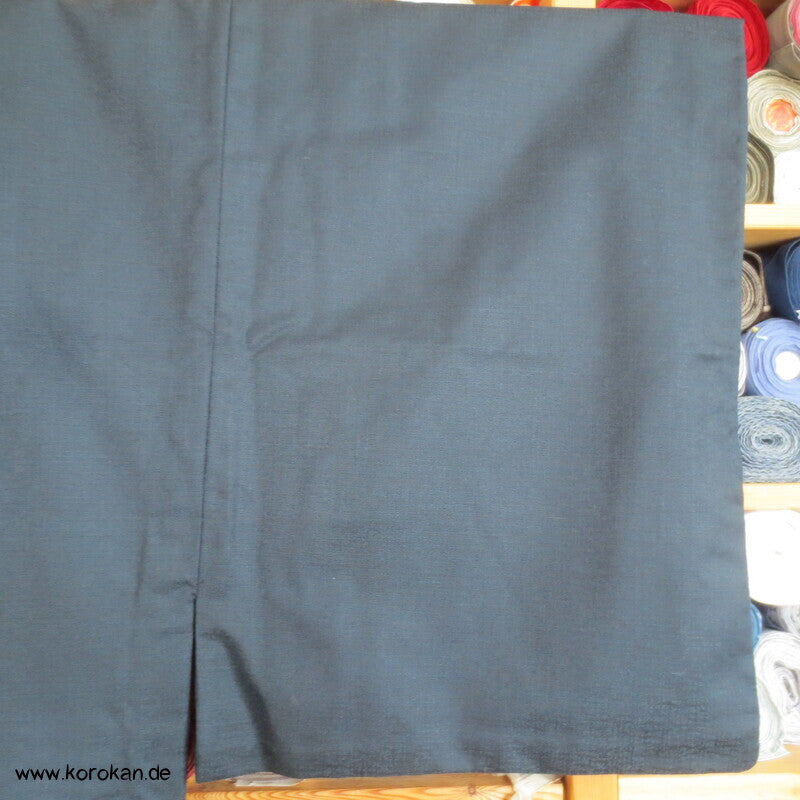 blauer Wolle / Seide  Hitoe Kimono