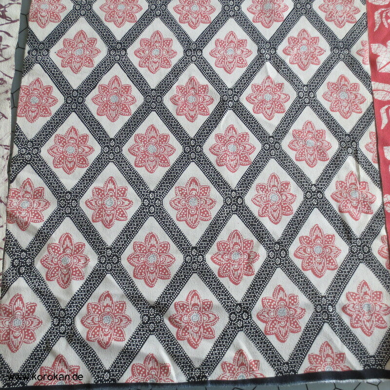 Panel Muster Stoff für Kimono - Blumen, Blätter, abstrakt
