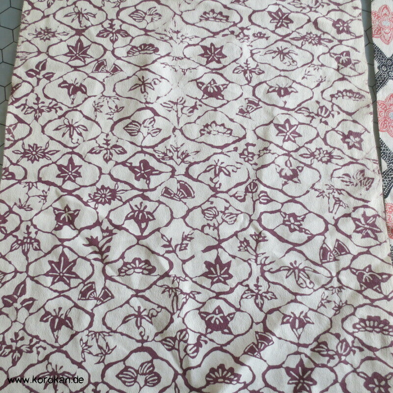 Panel Muster Stoff für Kimono - Blumen, Blätter, abstrakt