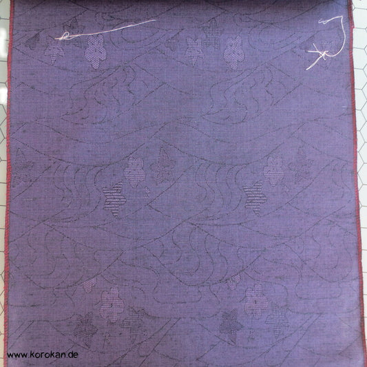 Blüten, Blätter Mischgewebe Kimono Jacquard