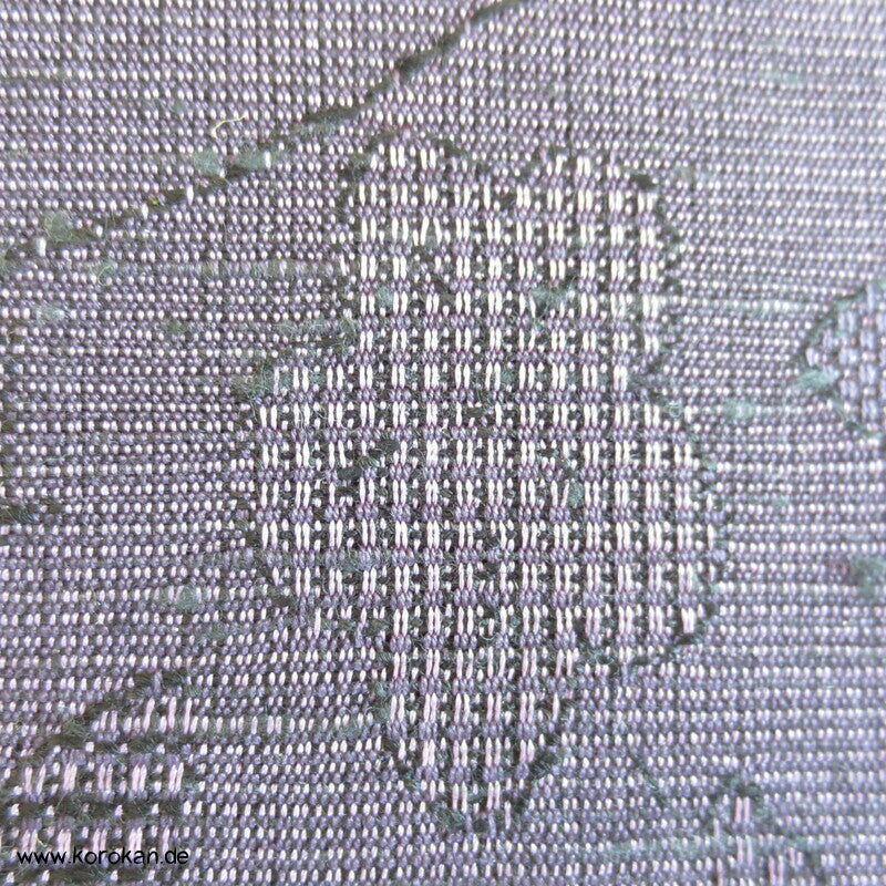 Blüten, Blätter Mischgewebe Kimono Jacquard