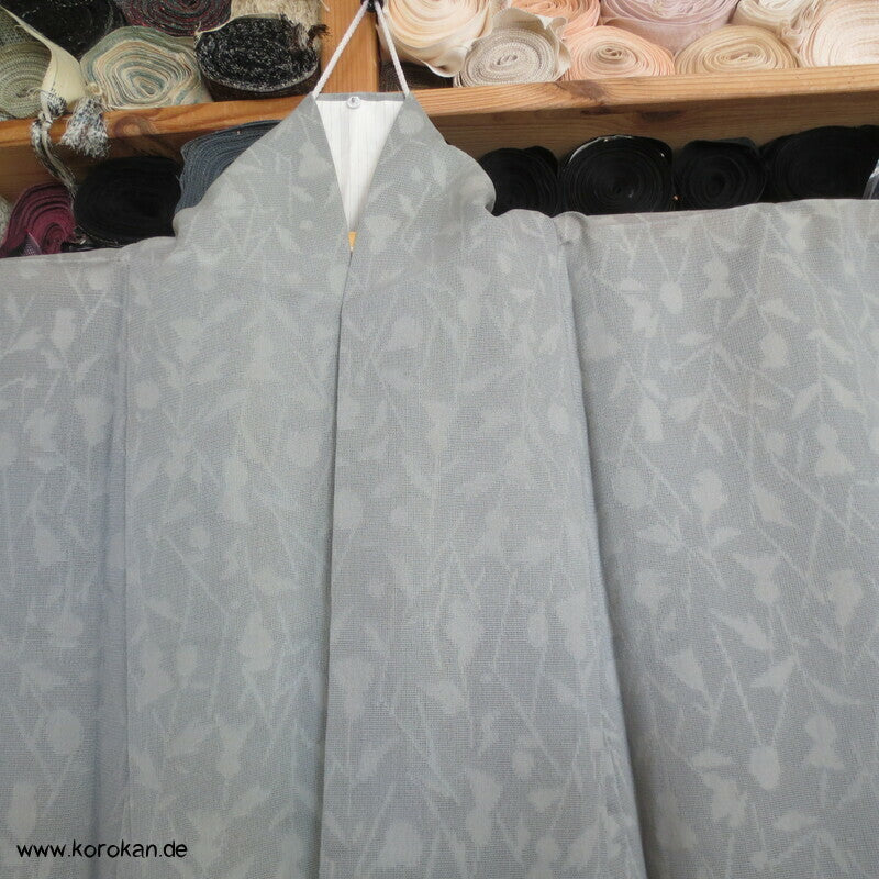 Bambuswäldchen vor Strohmatten Hitoe Homongi Kimono