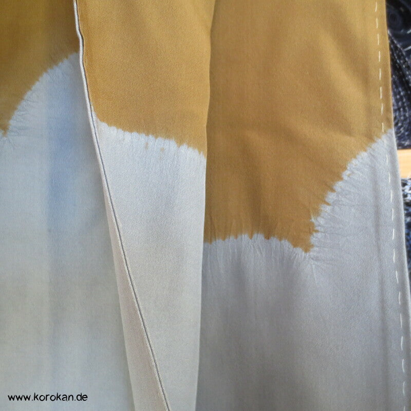 Shibori Wolken Juban Unterkimono, Seidencrepe