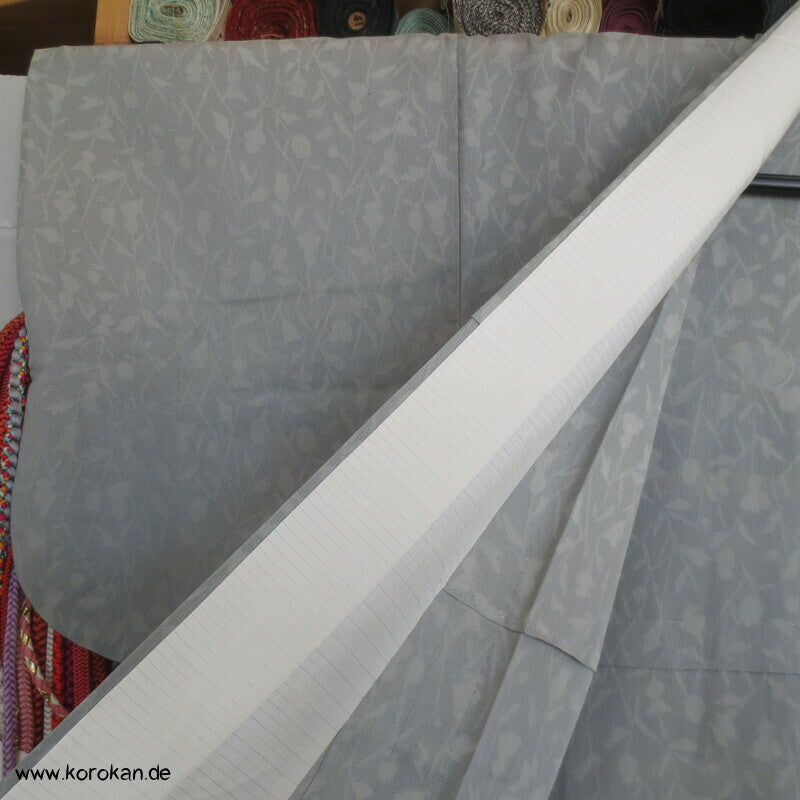 Bambuswäldchen vor Strohmatten Hitoe Homongi Kimono