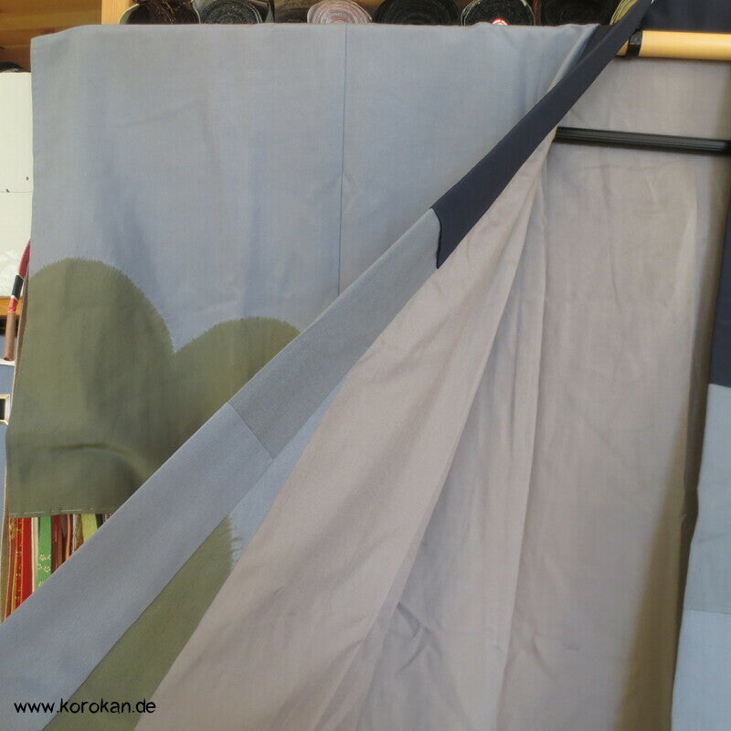 Shibori Wolken Juban Unterkimono, Seidencrepe