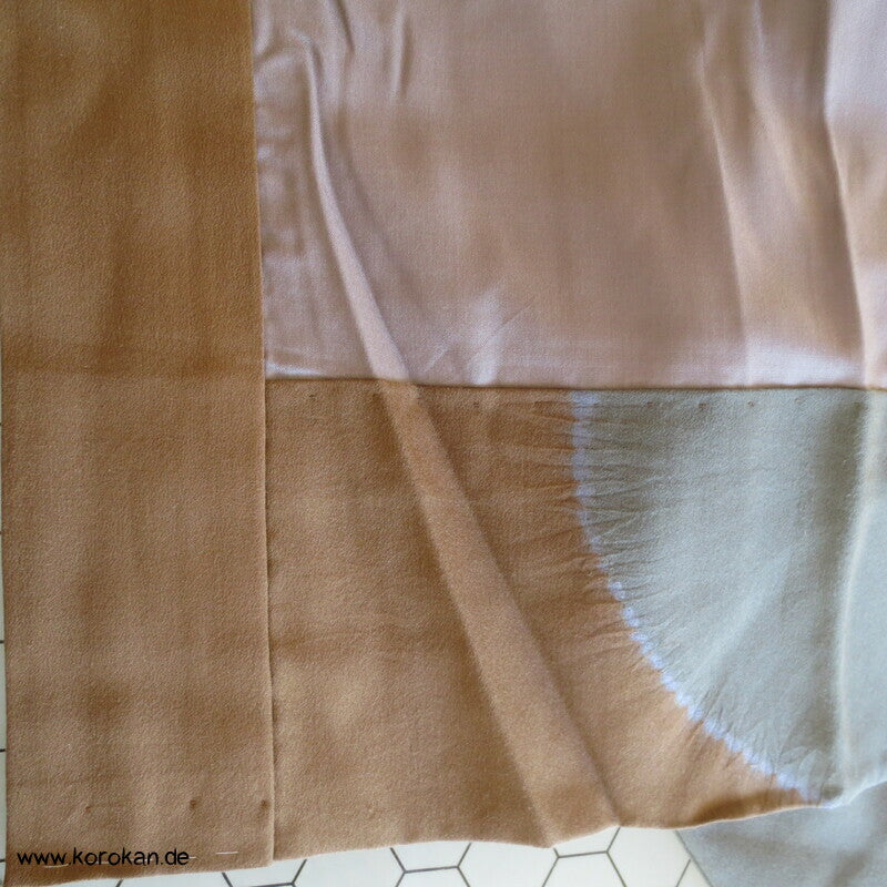 Shibori Wolken Juban Unterkimono, Seidencrepe