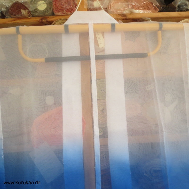 Osode Chihaya - jackenartiger Überwurf aus halbtransparentem Organza mit Farbverlauf