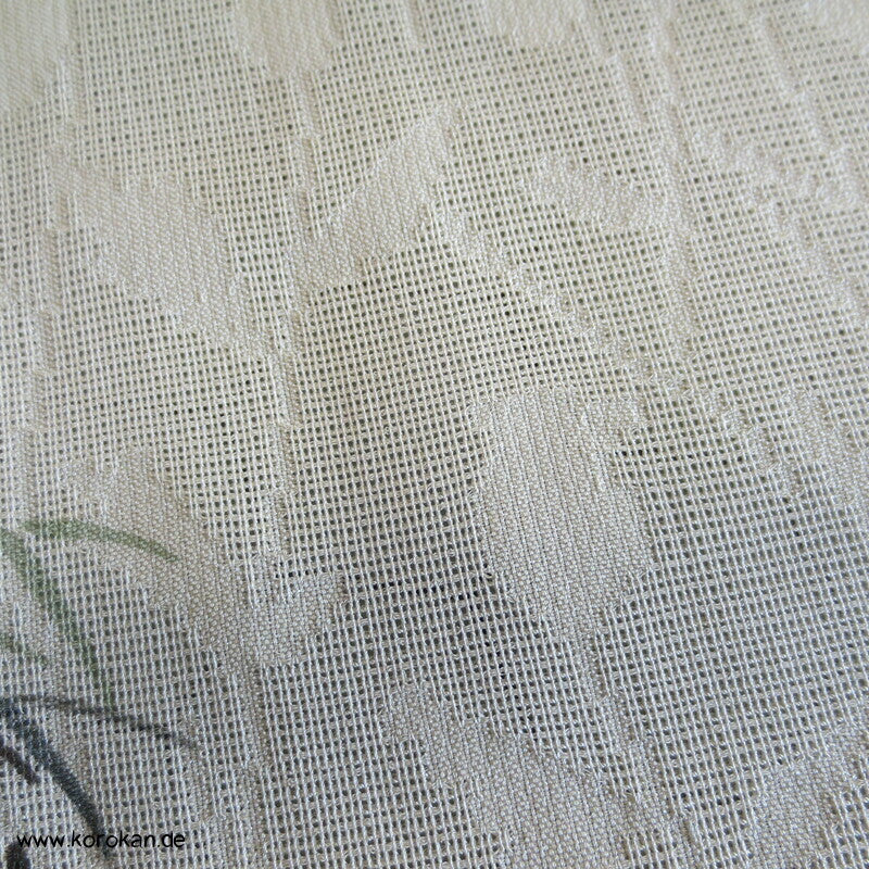 Bambuswäldchen vor Strohmatten Hitoe Homongi Kimono