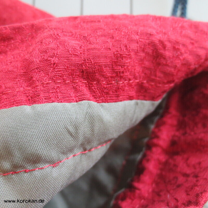Kimono Kinchaku Zugbeutel bestickte Seide - japanische Tasche