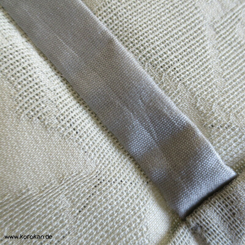 Bambuswäldchen vor Strohmatten Hitoe Homongi Kimono