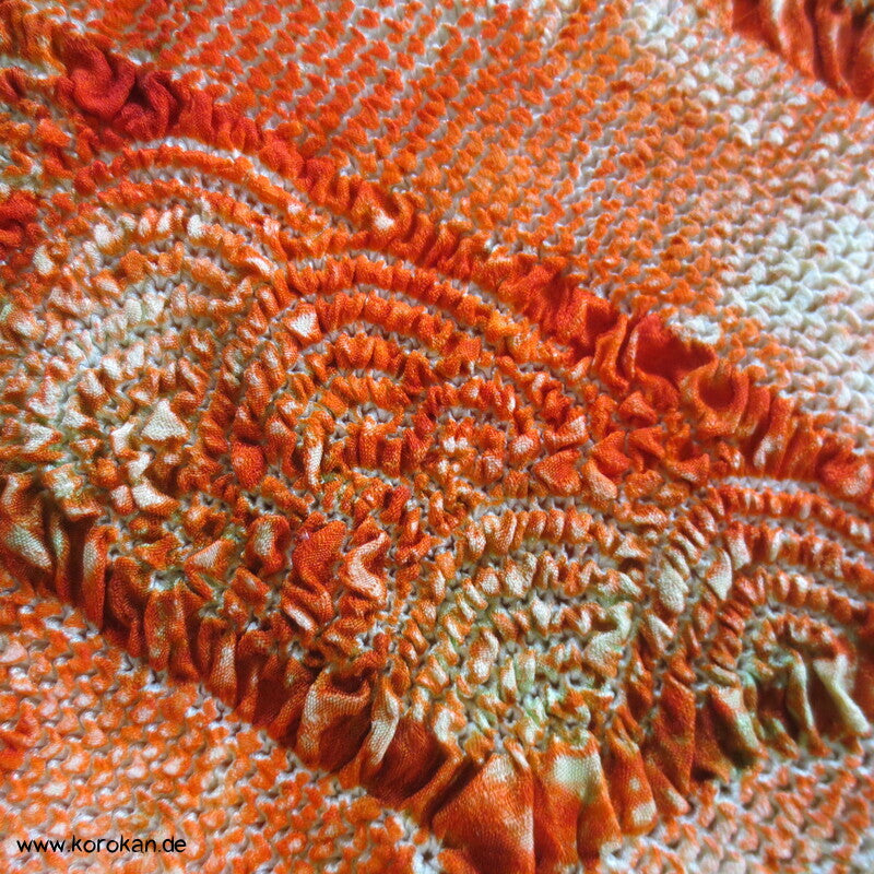Shibori Segaiha Batik Seidendamast Obiage