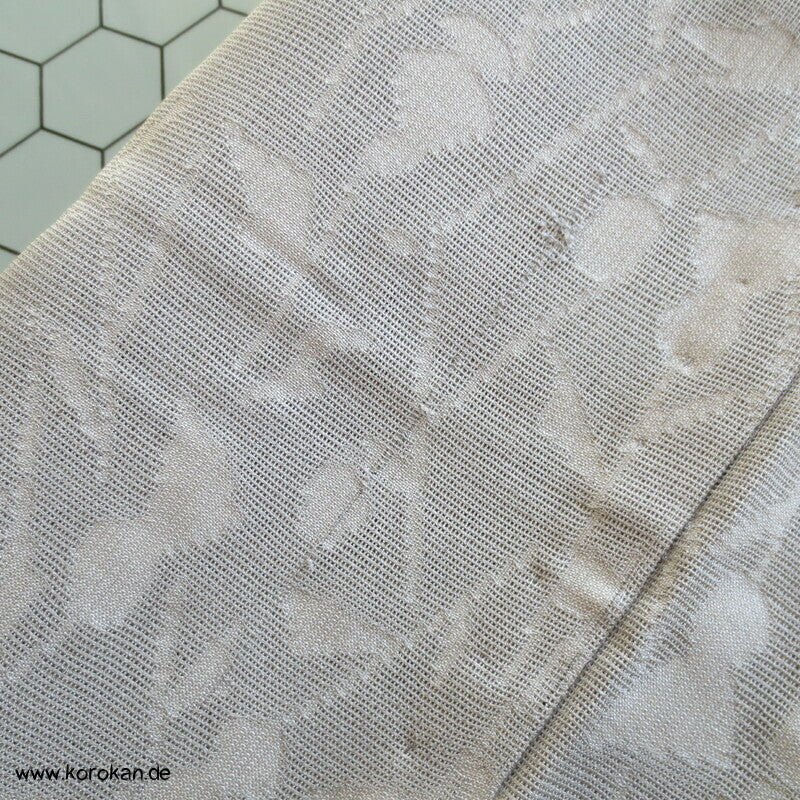 Bambuswäldchen vor Strohmatten Hitoe Homongi Kimono