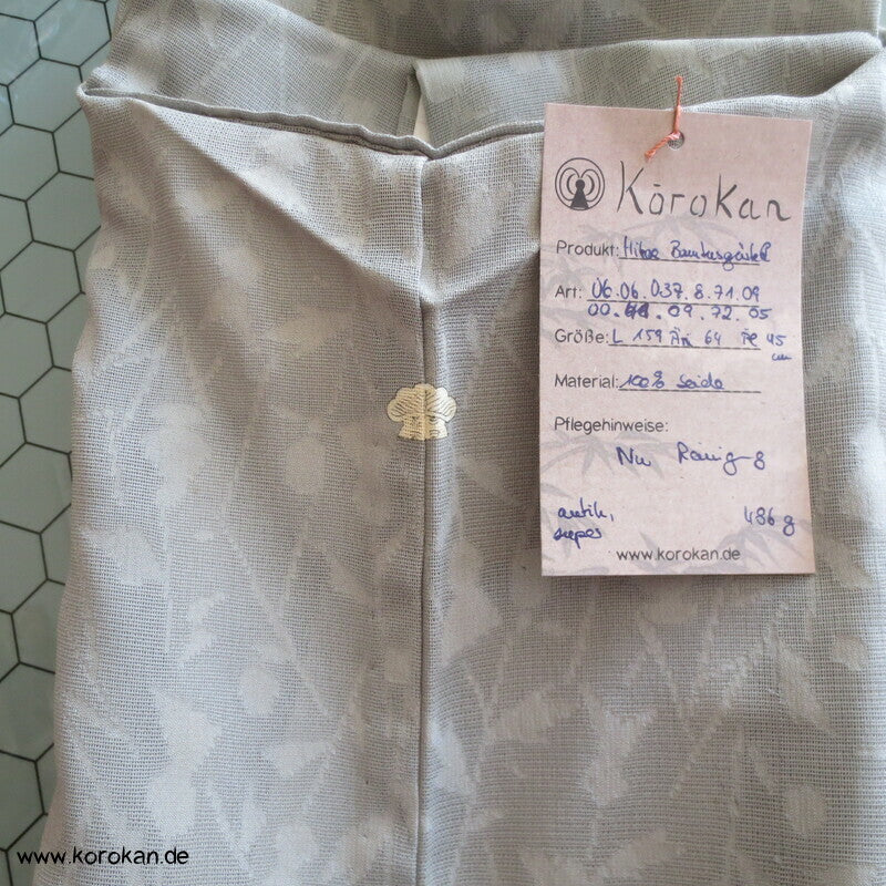 Bambuswäldchen vor Strohmatten Hitoe Homongi Kimono