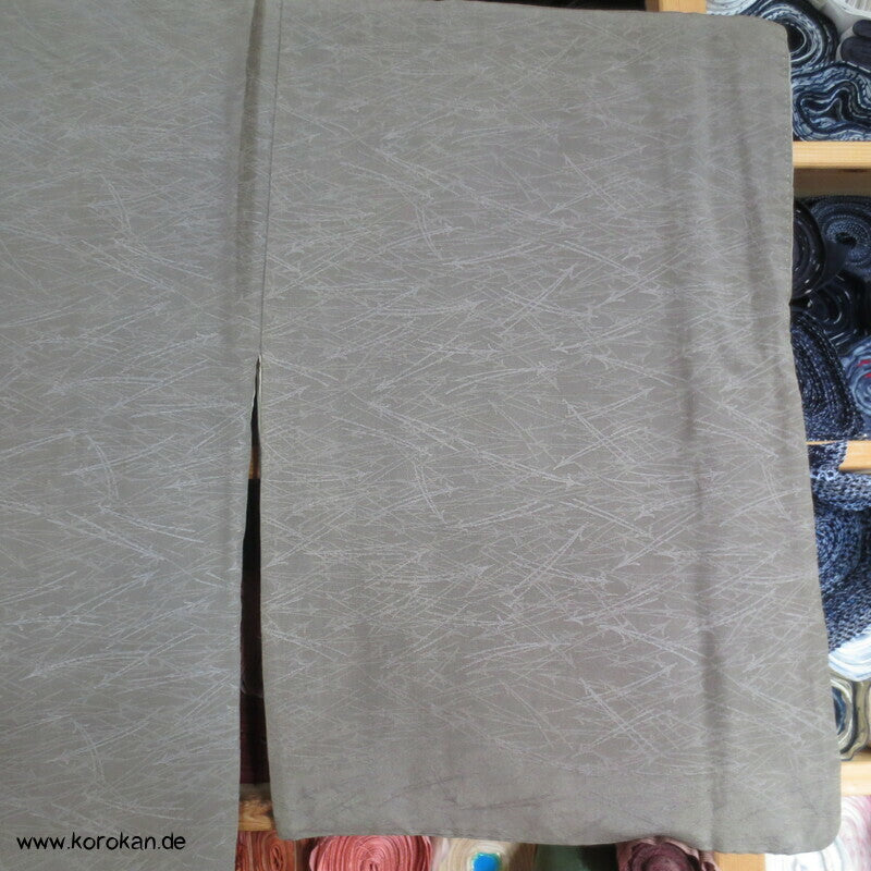 Irotomesode Seidendamast  Kimono Landschaft