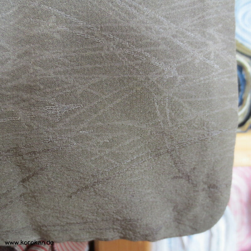 Irotomesode Seidendamast  Kimono Landschaft
