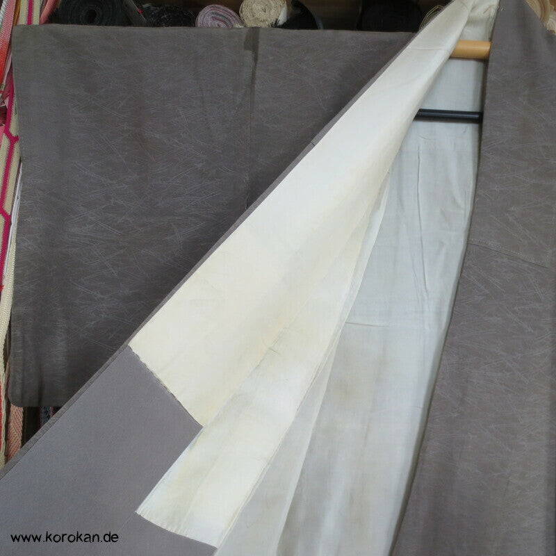 Irotomesode Seidendamast  Kimono Landschaft