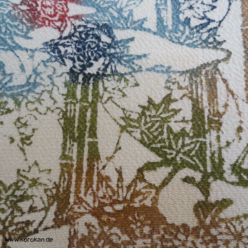 Shochikubai Bingata Bambuswäldchen Komon Kimono
