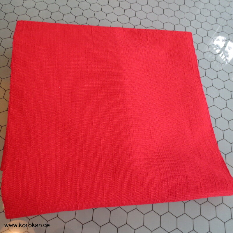 roter grob handgewebter Nagoya Obi Kimono Gürtel