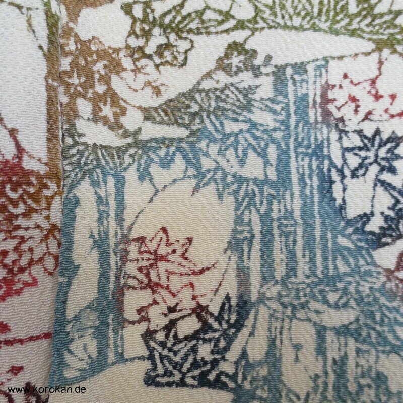 Shochikubai Bingata Bambuswäldchen Komon Kimono