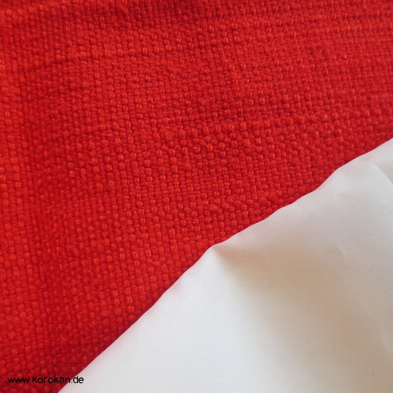 roter grob handgewebter Nagoya Obi Kimono Gürtel