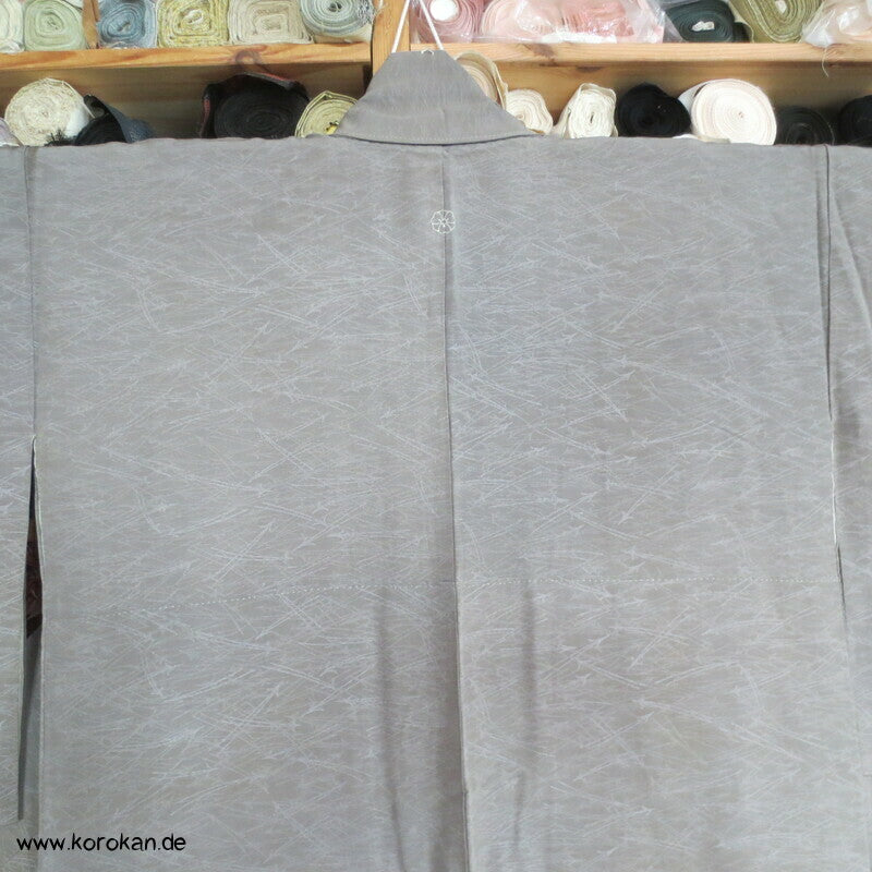 Irotomesode Seidendamast  Kimono Landschaft