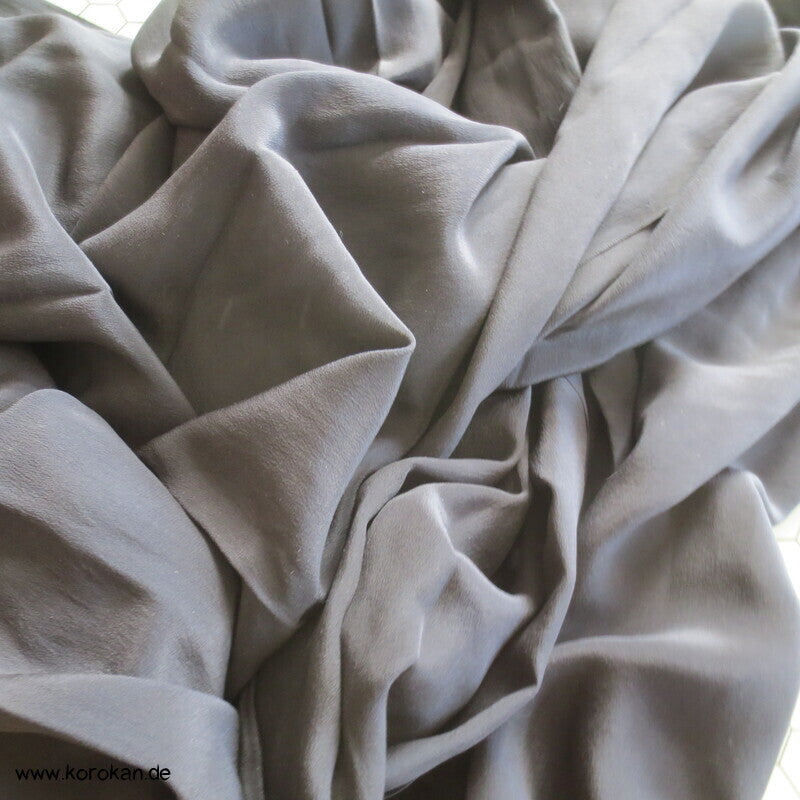 Bambus Shibori Heko Obi - Chirimen Seiden Crepe