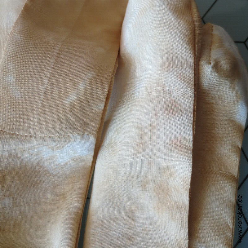 natur wolkig langes Koshihimo Band Honan Wildseide