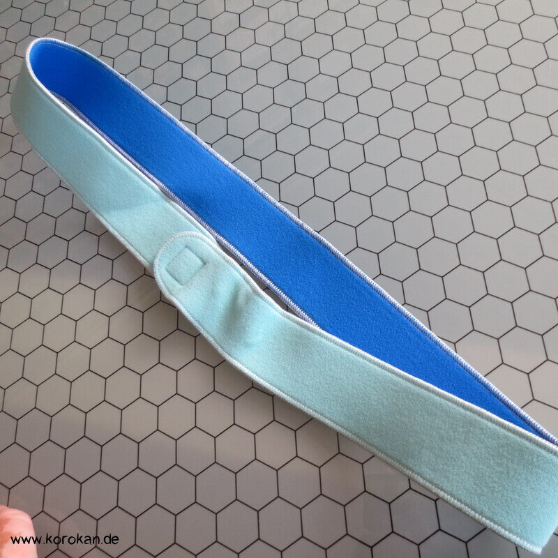 elastischer Klettverschluss Magic Belt Date Jime blau - hellblau