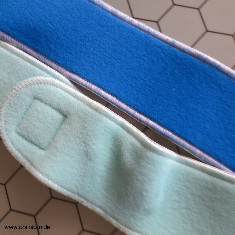 elastischer Klettverschluss Magic Belt Date Jime blau - hellblau