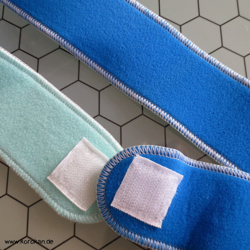 elastischer Klettverschluss Magic Belt Date Jime blau - hellblau